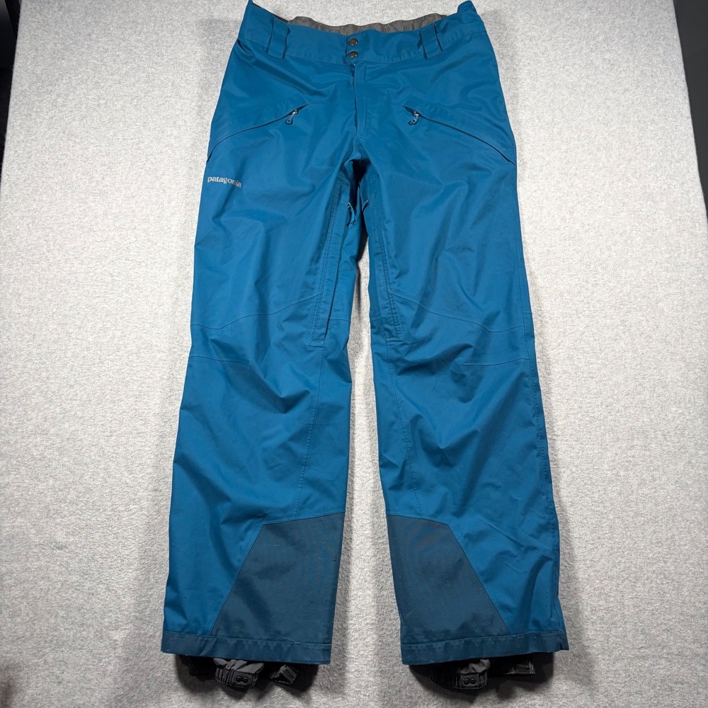 Patagonia Snowshot Ski Pants Mens Large Blue Recco Insulated Winter STY30689